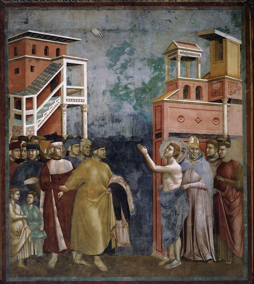 St. Francis Renounces All Worldly Goods. Giotto
