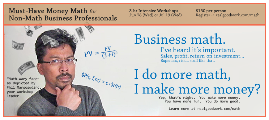 Money Math Workshop June July 2017