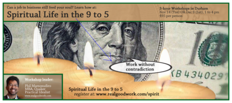 Spiritual Life in the Nine to Five Workshop Fall 2017